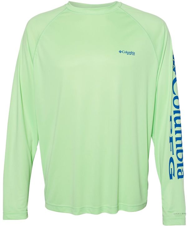 Am image of a Custom Columbia PFG Terminal Tackle Long Sleeve T Shirt in Key West/ Vivid!