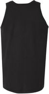 Am image of a Custom Hanes ComfortWash Garment Dyed Unisex Tank Top in Black!