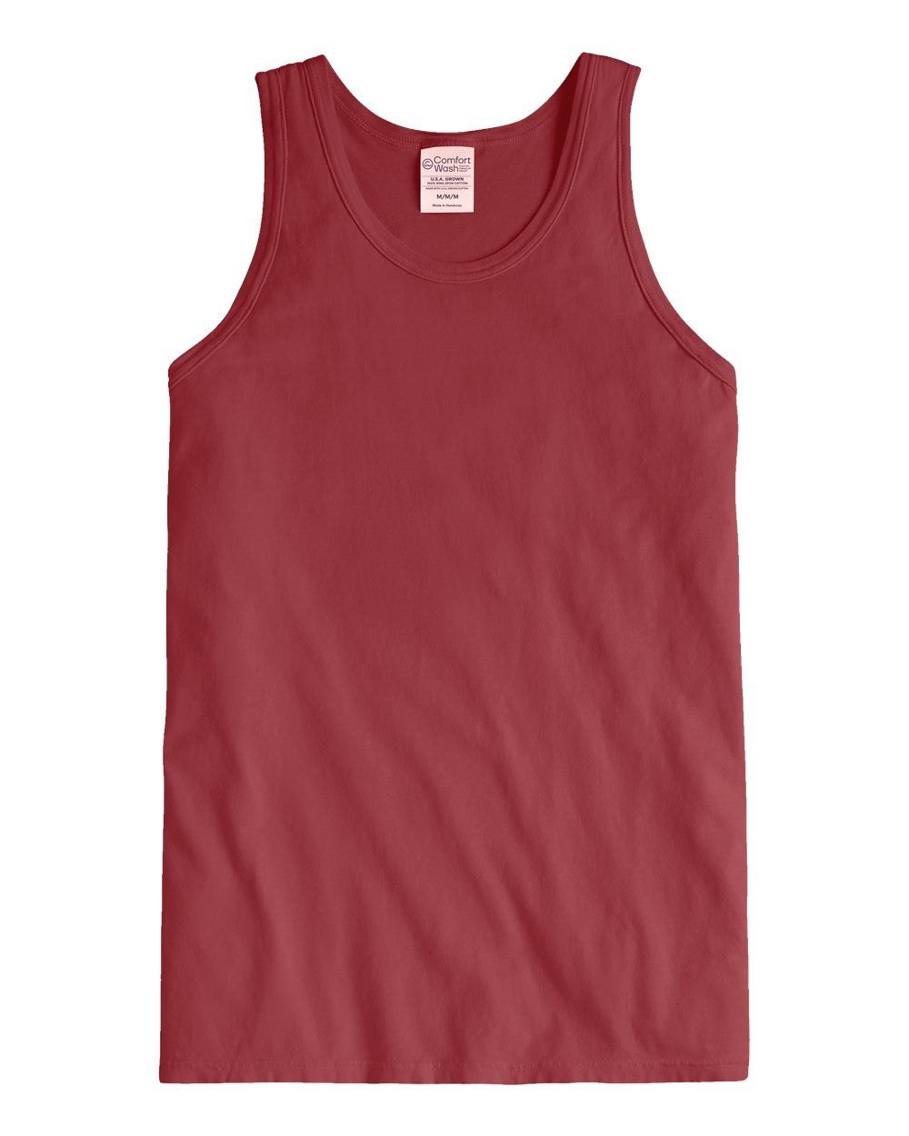 Hanes ComfortWash Garment Dyed Unisex Tank Top in Cayenne