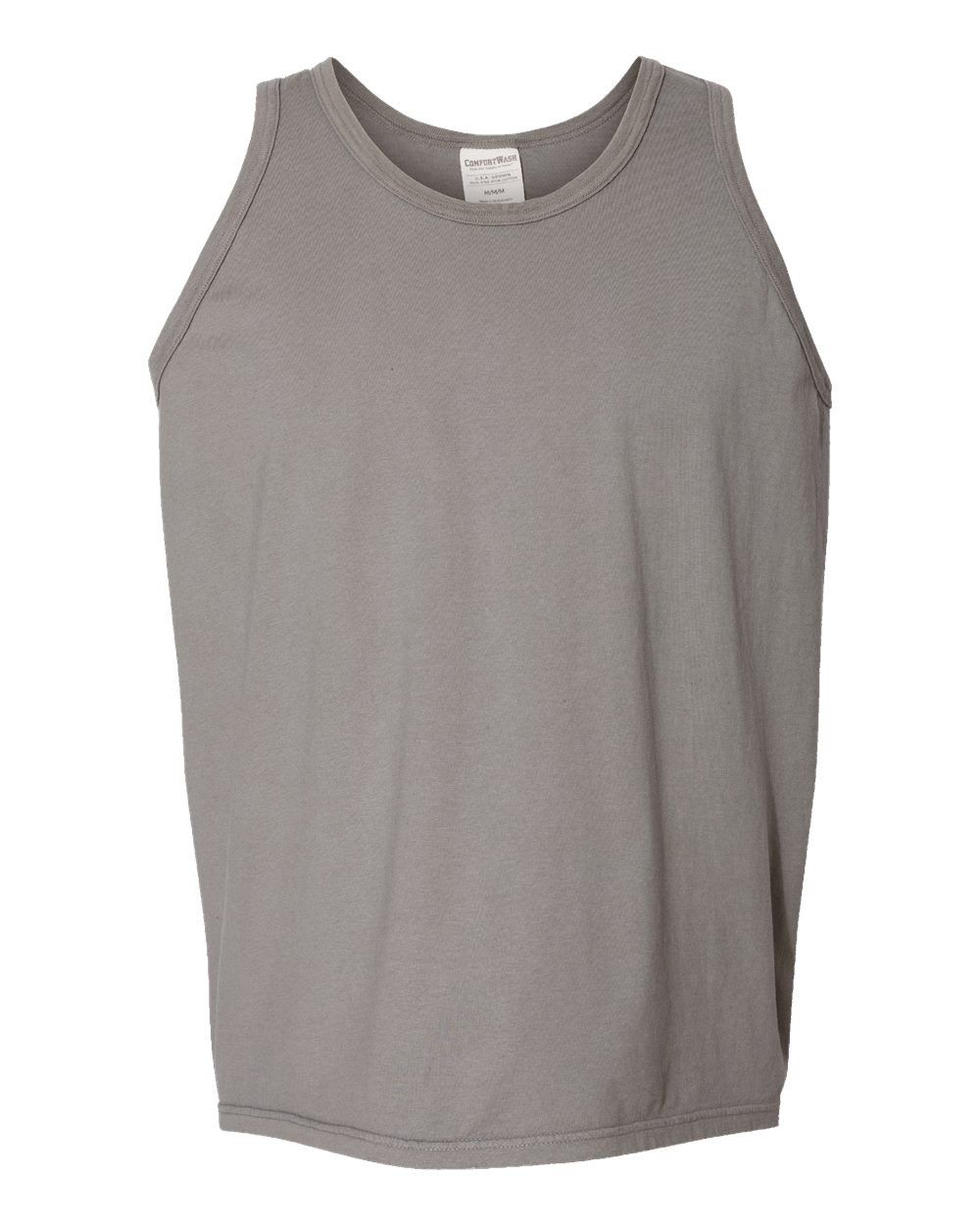 Hanes ComfortWash Garment Dyed Unisex Tank Top in Concrete Grey