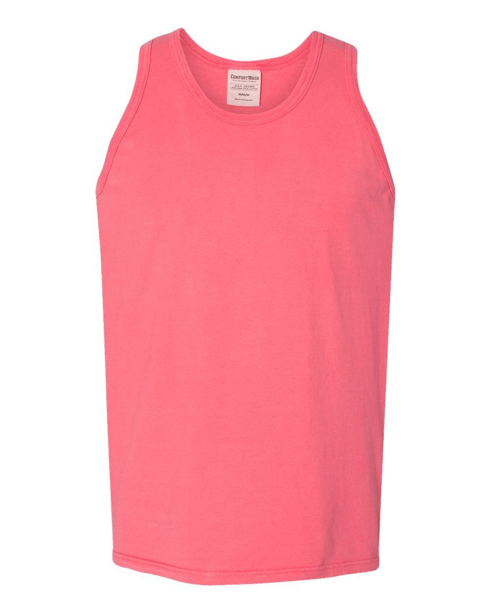 Hanes ComfortWash Garment Dyed Unisex Tank Top in Coral Craze