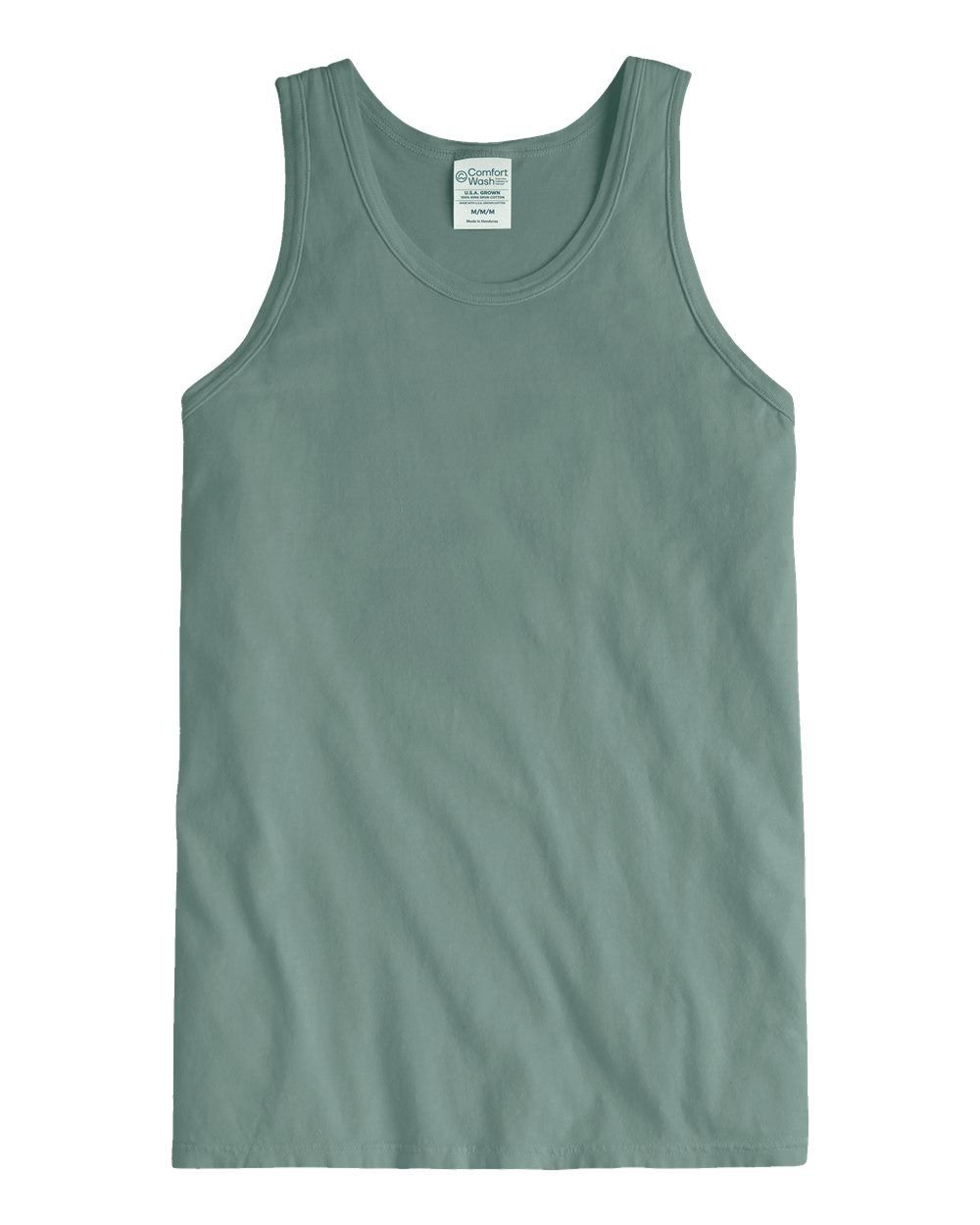 Hanes ComfortWash Garment Dyed Unisex Tank Top in Cypress Green