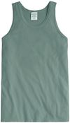 Am image of a Custom Hanes ComfortWash Garment Dyed Unisex Tank Top in Cypress Green!