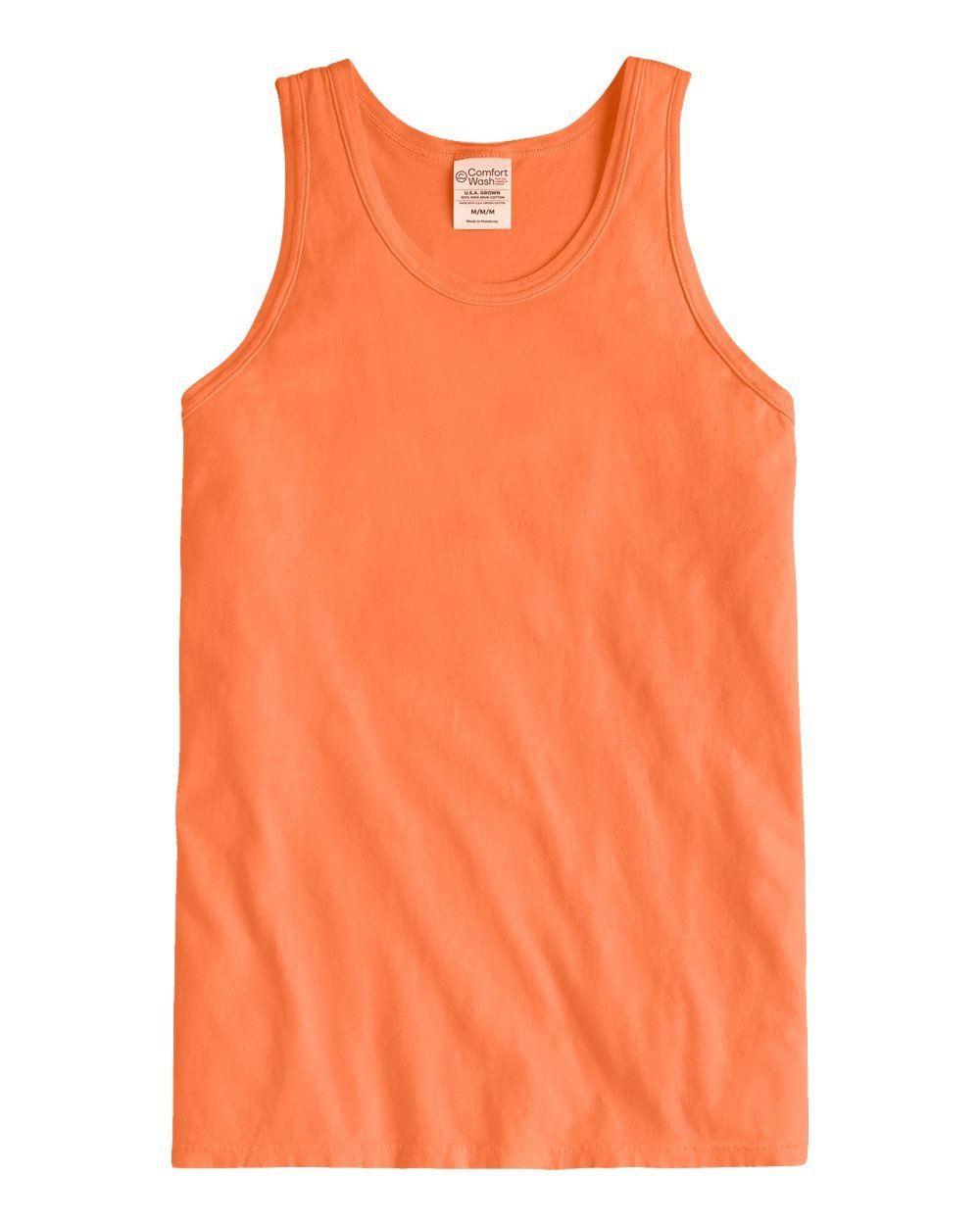 Hanes ComfortWash Garment Dyed Unisex Tank Top in Horizon Orange