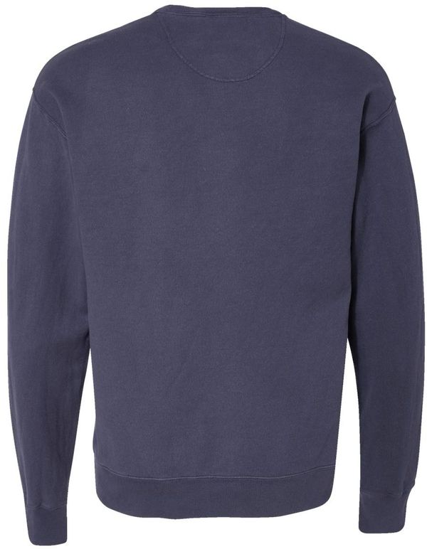Am image of a Custom Hanes ComfortWash Garment Dyed Unisex Crewneck Sweatshirt in Anchor Slate!