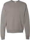 Am image of a Custom Hanes ComfortWash Garment Dyed Unisex Crewneck Sweatshirt in Concrete Grey!