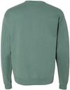 An image of a Custom Hanes ComfortWash Garment Dyed Unisex Crewneck Sweatshirt in Cypress Green!