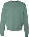 An image of a Custom Hanes ComfortWash Garment Dyed Unisex Crewneck Sweatshirt in Cypress Green!