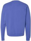 An image of a Custom Hanes ComfortWash Garment Dyed Unisex Crewneck Sweatshirt in Deep Forte Blue!