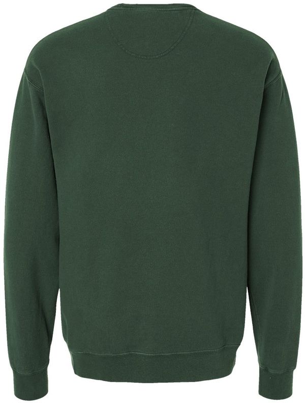 An image of a Custom Hanes ComfortWash Garment Dyed Unisex Crewneck Sweatshirt in Field Green!