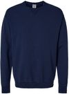 An image of a Custom Hanes ComfortWash Garment Dyed Unisex Crewneck Sweatshirt in Navy!