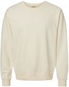 Am image of a Custom Hanes ComfortWash Garment Dyed Unisex Crewneck Sweatshirt in Parchment!