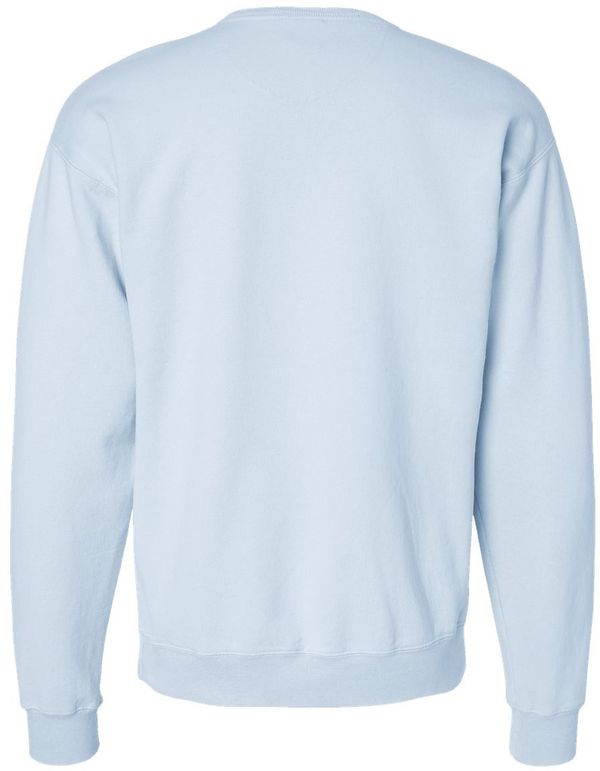 An image of a Custom Hanes ComfortWash Garment Dyed Unisex Crewneck Sweatshirt in Soothing Blue!