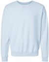 An image of a Custom Hanes ComfortWash Garment Dyed Unisex Crewneck Sweatshirt in Soothing Blue!