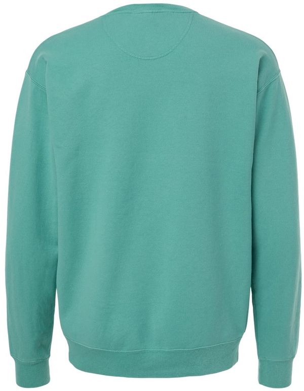 An image of a Custom Hanes ComfortWash Garment Dyed Unisex Crewneck Sweatshirt in Spanish Moss!