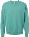 An image of a Custom Hanes ComfortWash Garment Dyed Unisex Crewneck Sweatshirt in Spanish Moss!