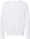 Am image of a Custom Hanes ComfortWash Garment Dyed Unisex Crewneck Sweatshirt in White!