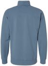 Am image of a Custom Hanes ComfortWash Garment Dyed Quarter Zip Sweatshirt in Saltwater!