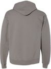 Am image of a Custom Hanes ComfortWash Garment Dyed Unisex Hooded Sweatshirt in Concrete Grey!