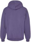 Am image of a Custom Hanes ComfortWash Garment Dyed Unisex Hooded Sweatshirt in Grape Soda!