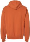 Am image of a Custom Hanes ComfortWash Garment Dyed Unisex Hooded Sweatshirt in Texas Orange!