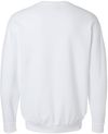 Am image of a Custom Comfort Colors Garment Dyed Lightweight Fleece Crewneck Sweatshirt in White!