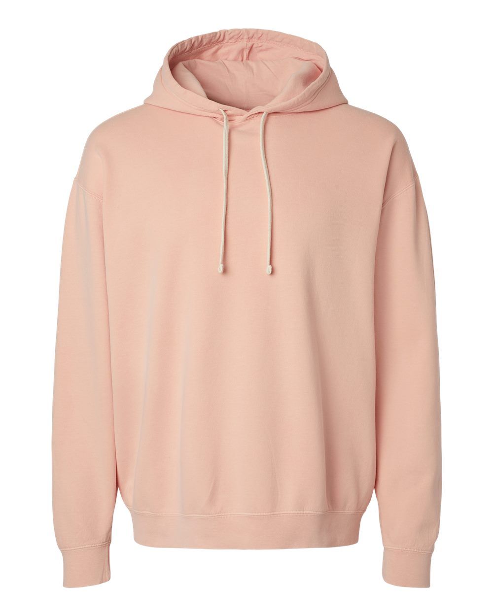 Comfort Colors Garment Dyed Lightweight Fleece Hooded Sweatshirt in Peachy