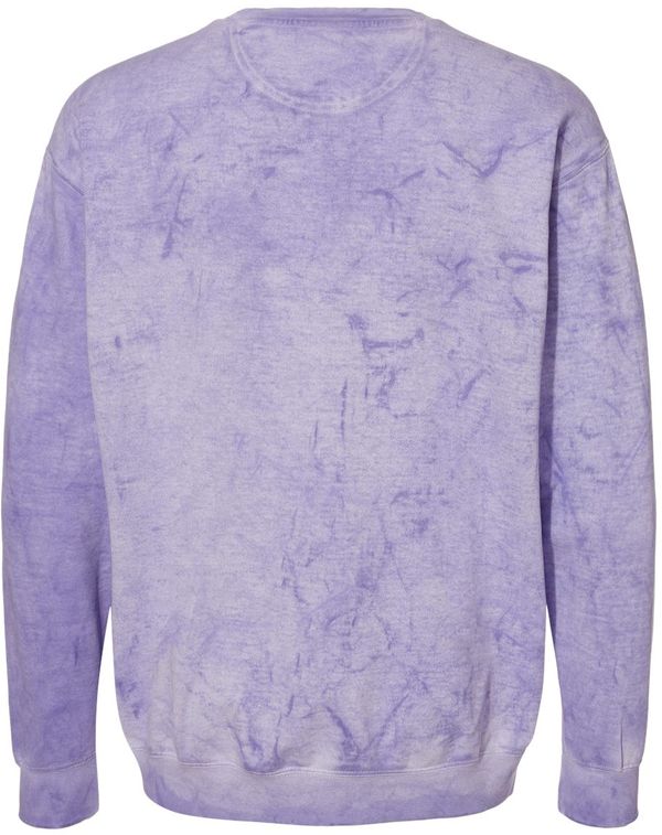 Am image of a Custom Comfort Colors Colorblast Crewneck Sweatshirt in Amethyst!