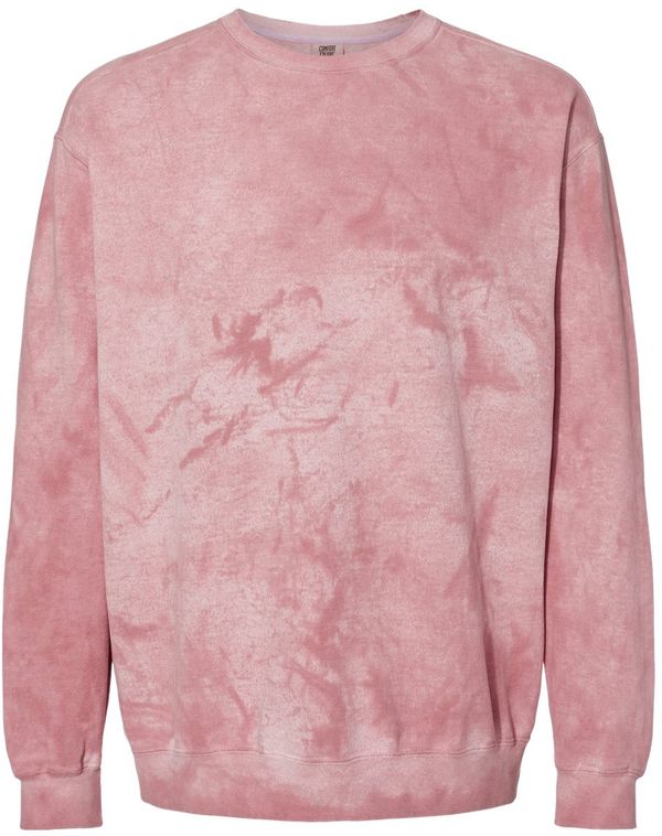 An image of a Custom Comfort Colors Colorblast Crewneck Sweatshirt in Clay!