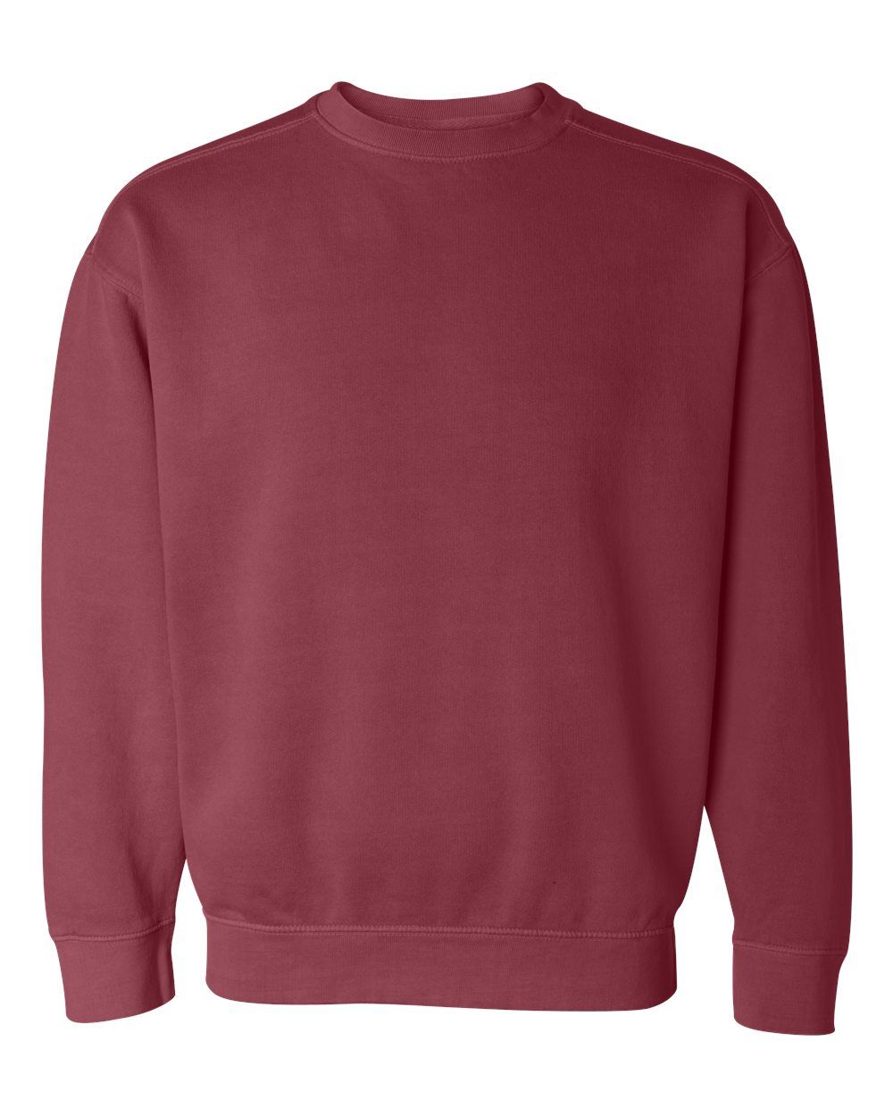 Comfort Colors Garment Dyed Sweatshirt in Crimson