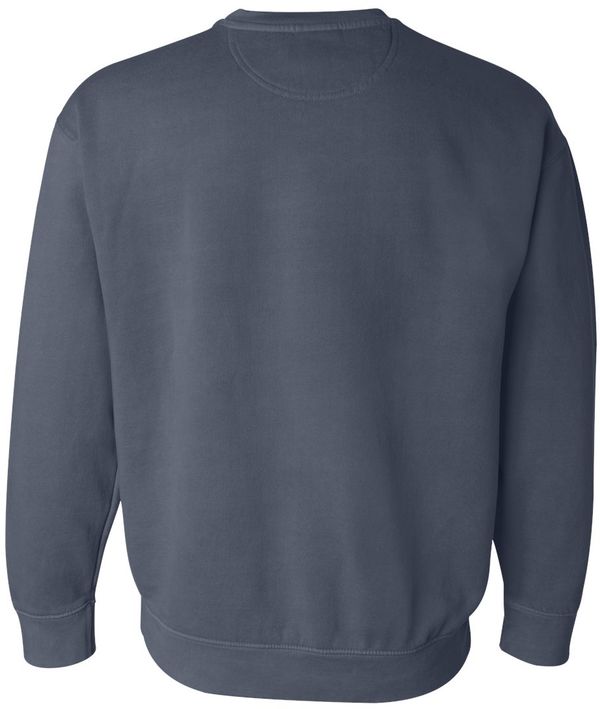 An image of a Custom Comfort Colors Garment Dyed Sweatshirt in Denim!