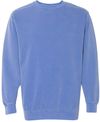 Am image of a Custom Comfort Colors Garment Dyed Sweatshirt in Flo Blue!