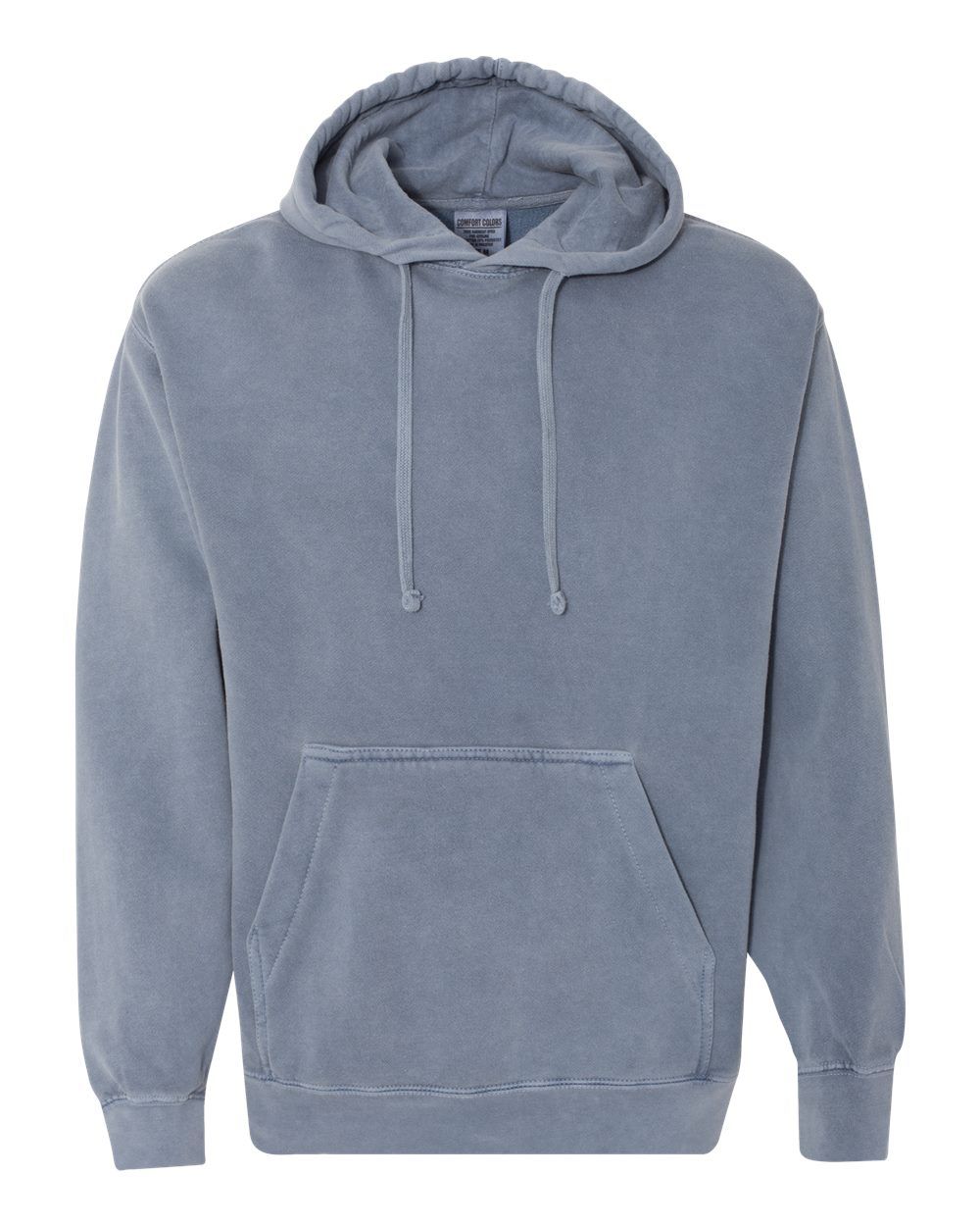 Comfort Colors Garment Dyed Hooded Sweatshirt in Blue Jean