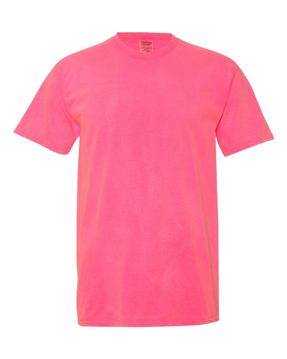 Comfort Colors Heavyweight Ring Spun Tee in Neon Pink