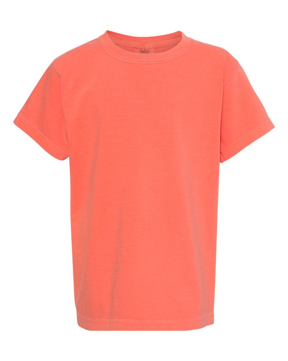 Comfort Colors Garment Dyed Youth Heavyweight T Shirt in Bright Salmon