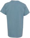 Am image of a Custom Comfort Colors Garment Dyed Youth Heavyweight T Shirt in Ice Blue!