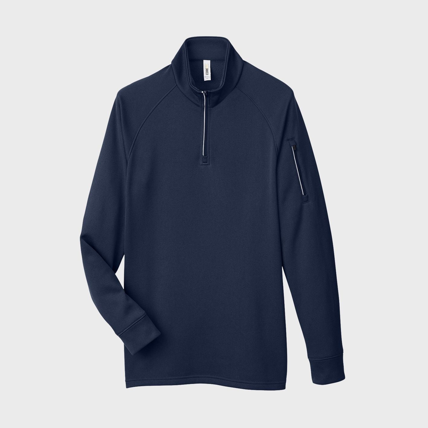An image of custom Core 365 sweatshirts that you can screen print or embroider your logo on!
