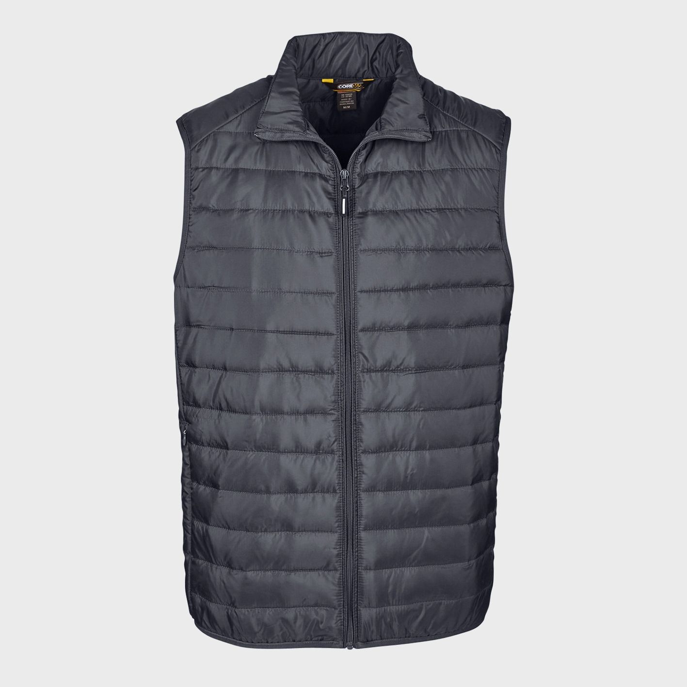 An image of custom Core 365 vests that you can screen print or embroider your logo on!