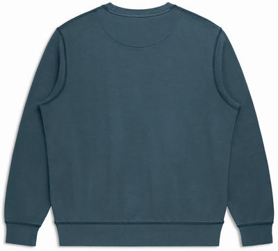 Am image of a Custom Original Favorites Organic Cotton French Terry Crewneck Sweatshirt in Seaside!