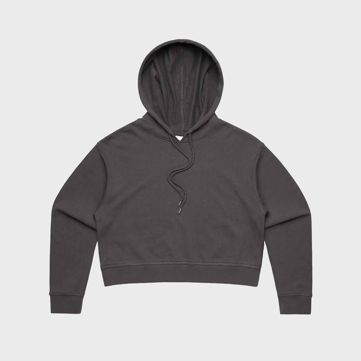 An image of a custom cropped hoodie that you can print your design on!