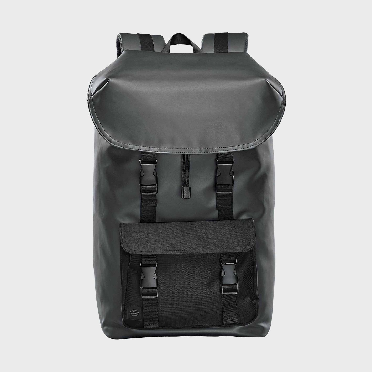 An image of a backpack that you can screen print or embroider on!