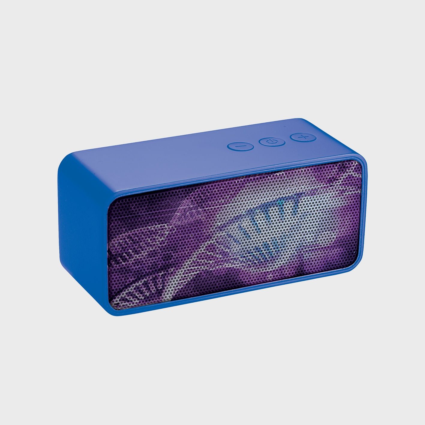 An image of custom speakers you can print your logo or design on!