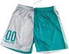 Am image of a Custom Sublimated Mid Length Shorts 7 Inch Inseam in Essential!