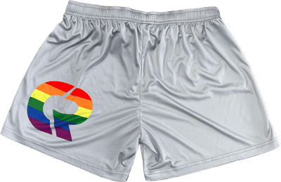 Am image of a Custom Sublimated Short Shorts 5 Inch Inseam in Essential!