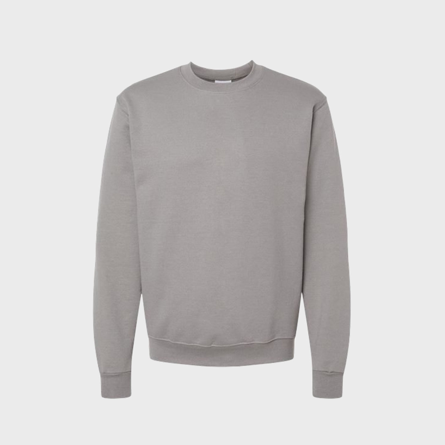 An image of a custom crewneck sweatshirt that you can print your logo or design on!