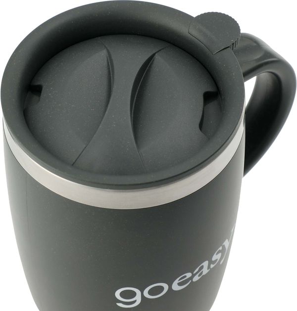 An image of a Custom Dagon Wheat Straw Mug w Stainless Liner 14oz!