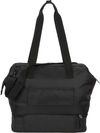 Am image of a Custom Daybreak Recycled Weekender Tote in Black!