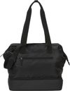 Am image of a Custom Daybreak Recycled Weekender Tote in Black!