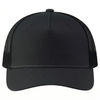 An image of a Custom Deluxe Chino Twill Nylon Mesh 5 Panel Constructed Pro Round Five Mesh Back in Black!