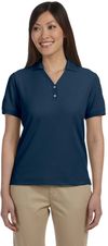 An image of a Custom Devon & Jones Ladies' Pima Pique Short Sleeve Y Collar Polo!